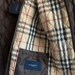 BURBERRY QUILTED BROWN COAT